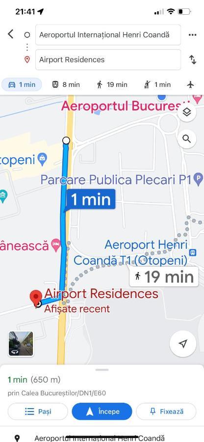 Relaxing Bucharest Airport Residences & Therme-Self Check-In Otopeni Exteriör bild